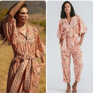 Floral Pink Jumpsuit